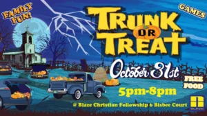 Blaze Christian Fellowship Trunk or Treat
