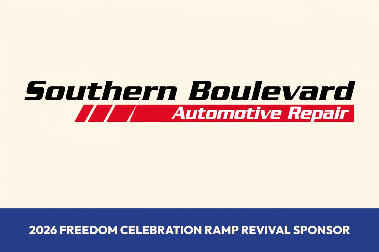 2026 Freedom Celebration Ramp Revival Sponsor Southern Boulevard Automotive