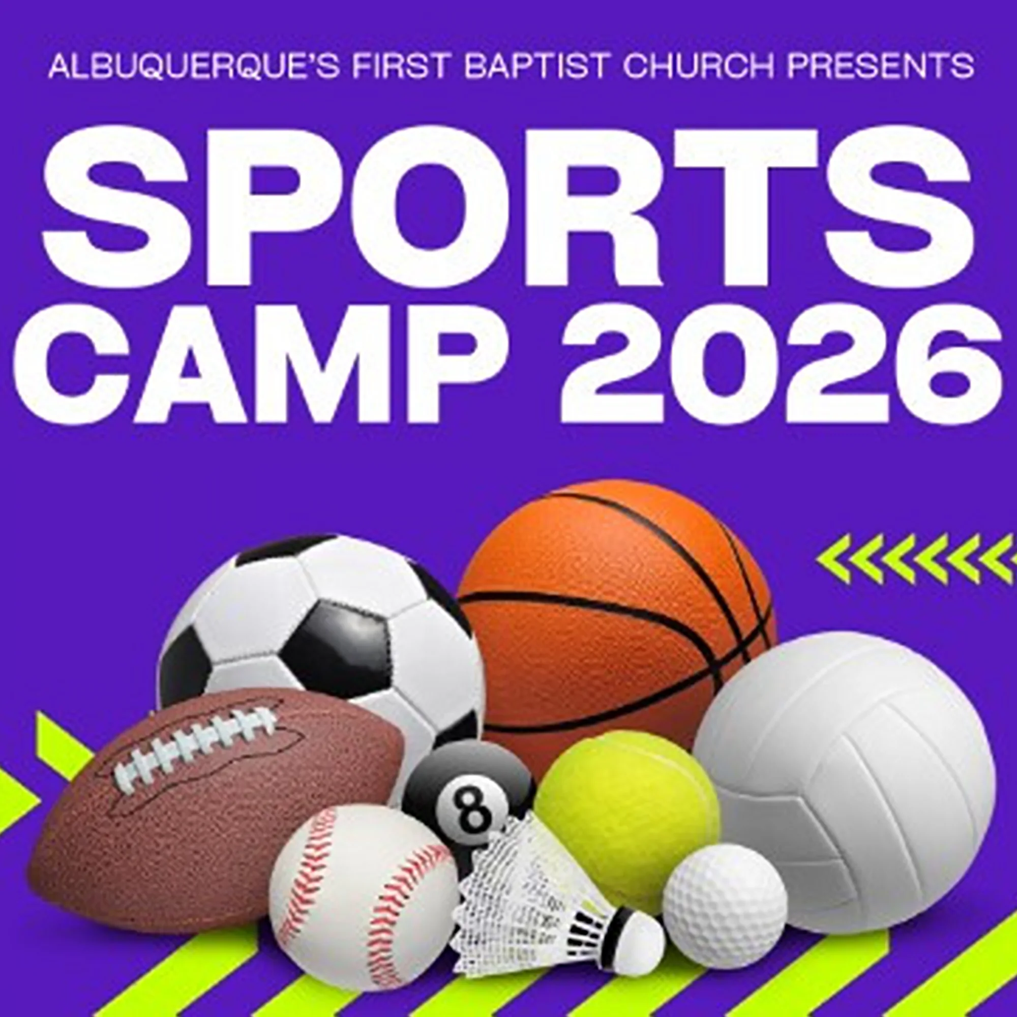 Summer Camp 2026 First Baptist Church Sports Camp